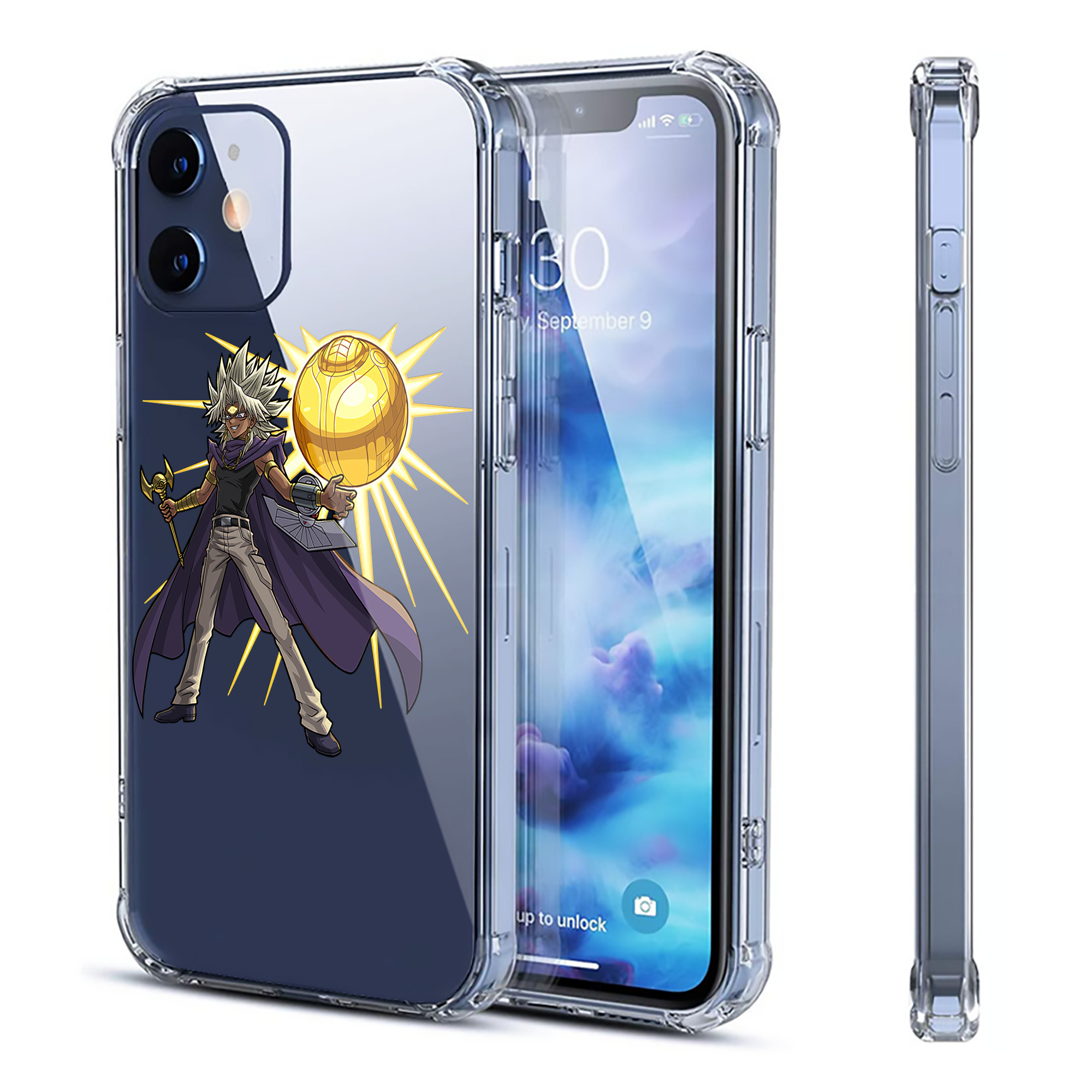 （画像用） 遊☆戯☆王 Yu-Gi-Oh! 【iPhone 12シリーズ対応】透明スマホケース（クリアソフトケース）